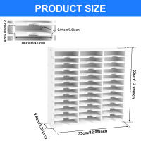 Estante De Almacenamiento Para 36 Pads De Tinta Organizador De Medios Caja De Almacenamiento Móvil Para Teléfonos Móviles Rack De Exhibición Para DVD Accesorios De Escritorio - details 1