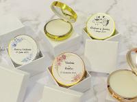 Lote de 20 Bálsamos de Labios con Espejo y Aroma Vainilla en Caja Blanca de Regalo - Regalos para Bodas y Despedidas - details 3