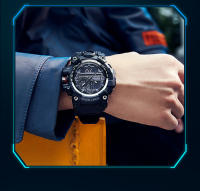 Reloj Deportivo De Lujo SANDA G-Style Militar LED Digital Para Hombre Resistente Al Agua Cuarzo Reloj De Pulsera Con Pantalla Analógica Y Digital - details 18