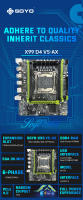 Placa Base SOYO X99 Con CPU E5 2650 V4 Y Memoria DDR4 16GB 2133MHZ USB3.0 NVME M.2 SATA3.0 Para Computadora Componentes De Escritorio - details 0