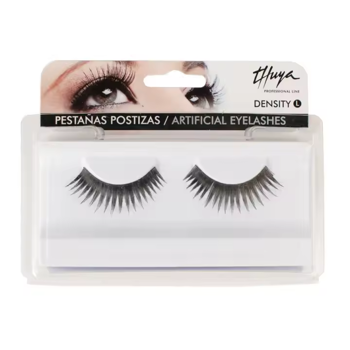Thuya Pestañas Postizas Enteras Density Large L - Pestañas Voluminosas y Largas para una Mirada Intensa - 1