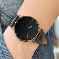 Reloj De Lujo Para Hombres Y Mujeres Reloj De Cuarzo Con Dial De Acero Inoxidable Diseño Casual Nuevo 2024 Correa De Cuero - details 23