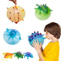 Bola De Aire Infantil Dinosaurio Divertida Antiestrés Juguete Deportivo Para Fiestas Y Juegos Regalo Para Niños Tamaño 10cm - details 0