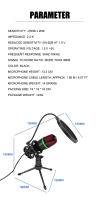 Microfono Condensador Profesional USB Para PC Laptop Streaming De Video Juegos Y Podcasts De YouTube Uso Para Vocales - details 8