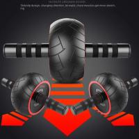 Kit De Entrenador Abdominal Silencioso Y Desmontable Ab Wheel Para Ejercicios De Fortalecimiento Core Adecuado Para Gimnasio Doméstico Equipo De Fitness - details 1