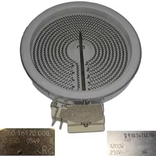 Resistencia Vitro 10.54112.704 60.16170.000 TEKA TT 620 1200w 230V 16,5 cms SWAP / DESMONTAJE - 1