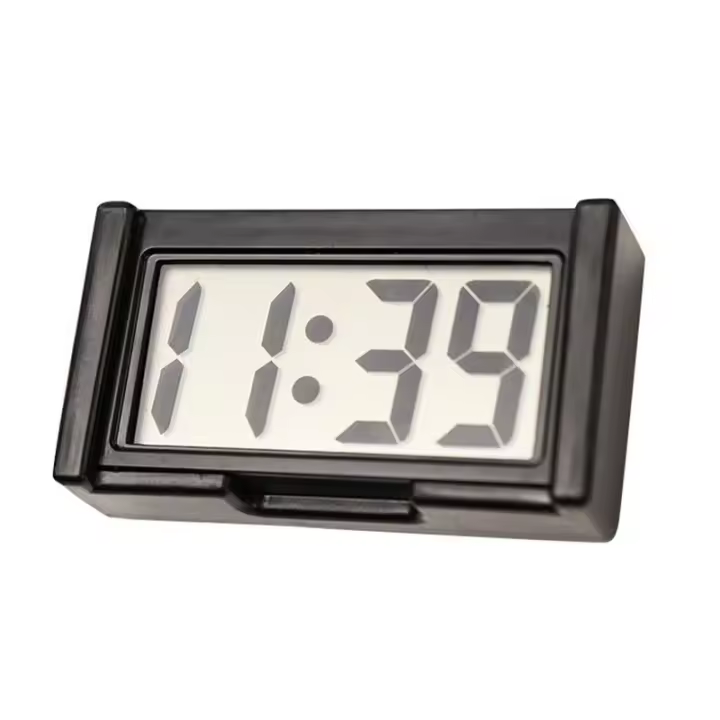 Reloj De Coche Mini Exquisito Adhesivo Para Tablero De Auto Y Camión Calidad Superior Regalo Práctico Y Estético - 1