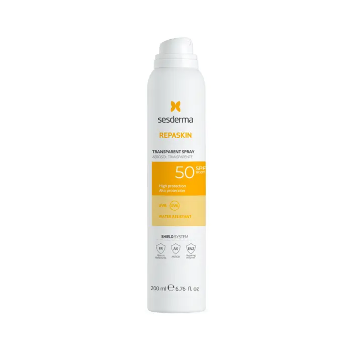 SESDERMA REPASKIN PROTECTOR SPRAY TRANSPARENTE  SPF50+ 200 ML - 1