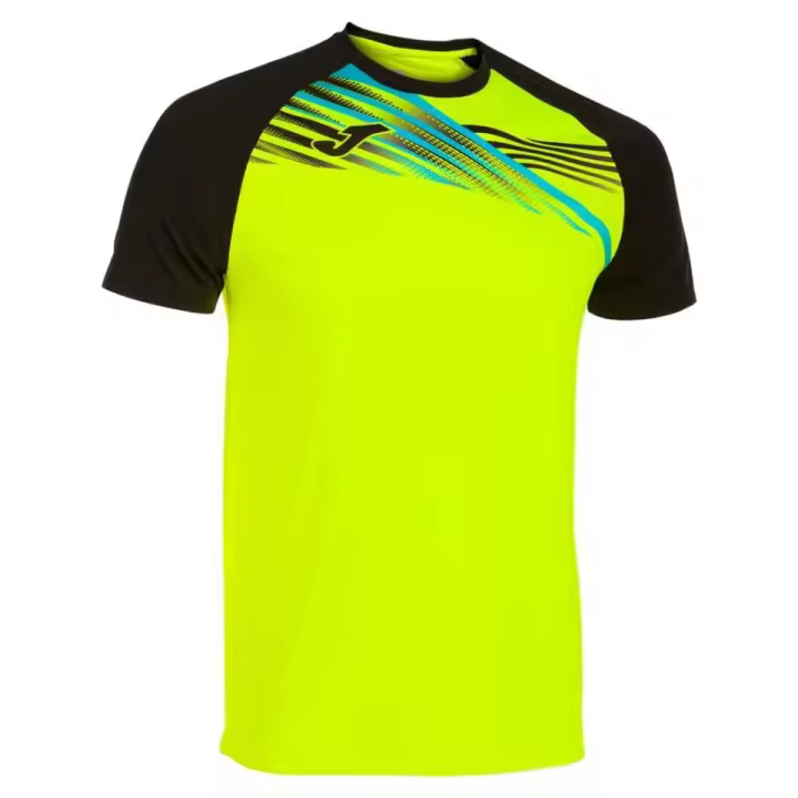 Camiseta Joma Elite X Amarillo Negra - 1