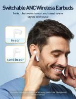 Auriculares inalámbricos con cancelación activa de ruido, auriculares Bluetooth 5.3, graves mejorados, auriculares con cancelación de ruido de 35 dB, resistentes al agua, modo Passthrough, 4 micrófonos ENC, carga rápida 3 EQ - details 3