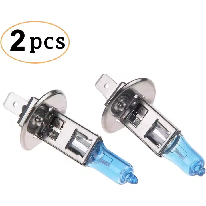 Bombilla halógena para faros delanteros, superblanca, 5000 K, 12 V, 100 W, H1 - 1