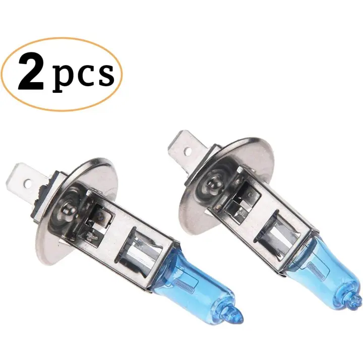 Bombilla halógena para faros delanteros, superblanca, 5000 K, 12 V, 100 W, H1 - 1