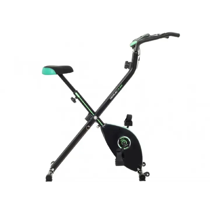 Cecotec Bicicleta Estática Plegable con Volante de Inercia de 3 Kg Drumfit X-Bike 3000 Neo, Pantalla LCD, Resistencia Magnética Variable, Sillín confort y Agarres, Soporte para Tablet y Ruedas - 1