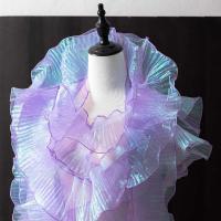 Cinta De Encaje Pliegue 1 Yard Para Vestido Artesanía 12cm Ancho Suministro De Ropa DIY Accesorios De Bordado Y Sastre Ruffle Tejido - details 0
