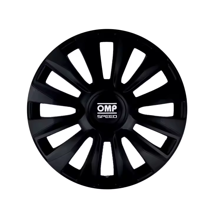 OMP SPEED JUEGO DE 4 TAPACUBOS MAGNUM COLOR NEGRO 15 PULGADAS - 1
