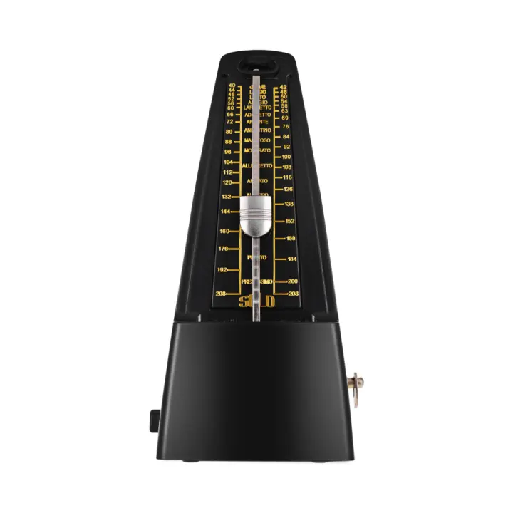 Metronomo Mecánico Universal Estándar Para Guitarra Violín Piano Bajo Y Batería Material ABS Herramienta De Práctica Musical - 1