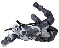 Figura Móvil De Estilo Yamaguchi Marvel Modelo 001EX Deadpool Postura De Ataque Figura Coleccionable Gris Y Blanco Muñeco Decorativo Regalo Para Adultos - details 1