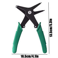 Aguja De Anillo Snap Dual Propósito Herramienta Para Eliminar Y Reasumir Anillos Internos Y Externos De Acero Inoxidable Verde - details 7