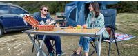 Mesa de Camping Plegable para 4-6 Personas Mesa de Jardín de Aluminio 110 x 70 cm, Mesa de Picnic Plegable Portátil con Bolsa de Transporte - details 0