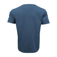 Camiseta De Verano Para Hombre Estilo Slim Fit Cuello U Color Sólido Casual Versátil Camisa Henry Manga Corta Moda 2025 - details 10