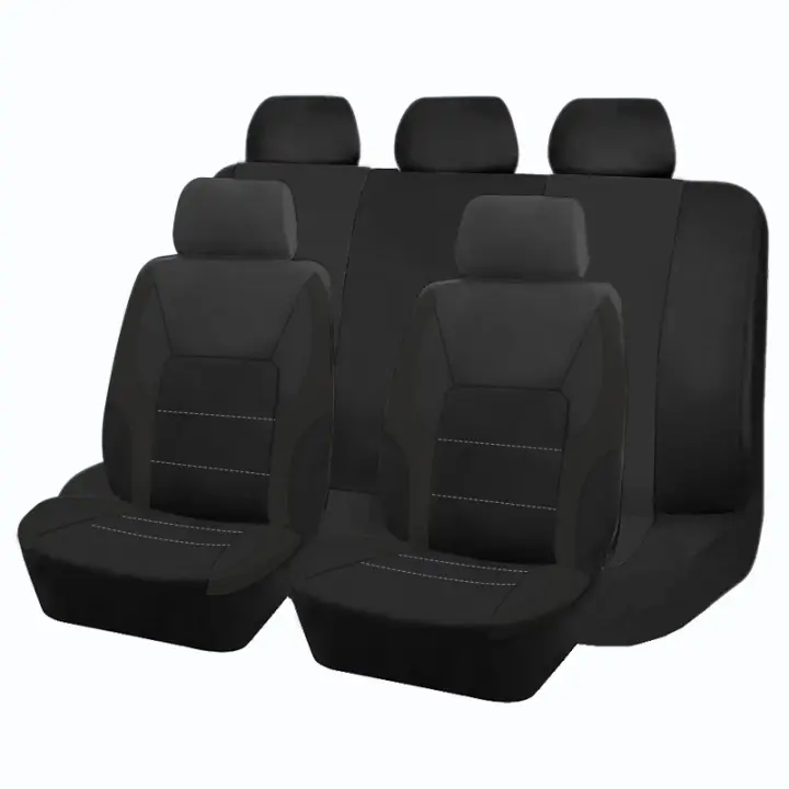Cubiertas De Asiento De Coche Universal De Poliéster Diseño Deportivo Ajuste Para La Mayoría De Los Coches SUV Camiones Cuatro Estaciones Accesorios De Interior Para Coche - 1
