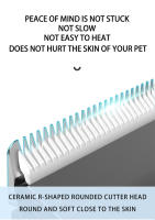 Recortadora De Pelo Para Perros Eléctrica Kit De Peluquería Profesional Para Mascotas Cortador De Pelo De Gato Recargable - details 3