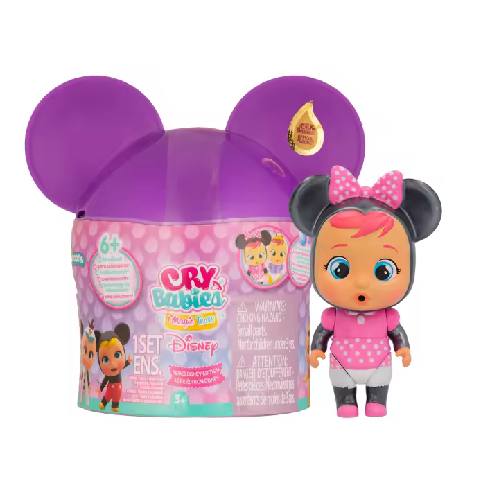 Bebes Llorones Lágrimas Mágicas Casita Disney (Disney Edition) | Mini bebé llorón Sorpresa coleccionable con lágrimas y Accesorios - Muñeca para niñas y niños +3 Años - 1