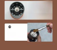 CAMPINGMOON Molinillo De Café De Acero Inoxidable Plegable Para Camping Estilo Italiano Para Térmicas No Desechable - details 9