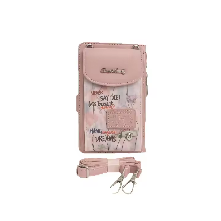 Bolso Para Móvil, Sweet Candy,  Portamóvil Sweet Candy, Monedero Sweet Candy, , Con Correa, Color Rosa, 19 x 3 x 12 cm, Sweet Candy - Kiglam - 1