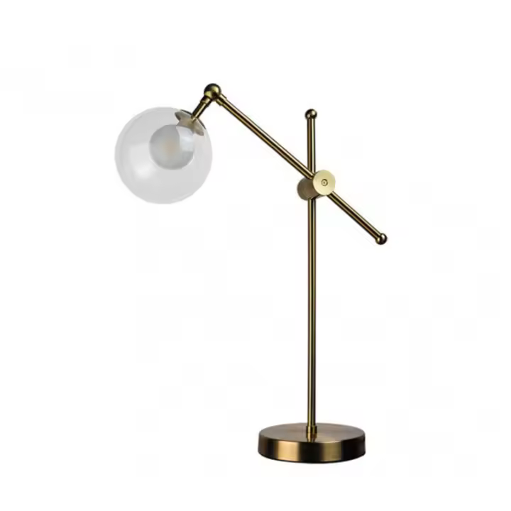 FABRILAMP Lámpara de Mesa Sobremesa Jerusalen Bronce 50x43x15 Cm - 1