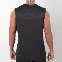 Camiseta Sin Mangas Para Hombre Estilo Fitness Y Gimnasio Camiseta De Torso Liso Para Culturismo Ropa Deportiva De Verano Material Algodón - details 5