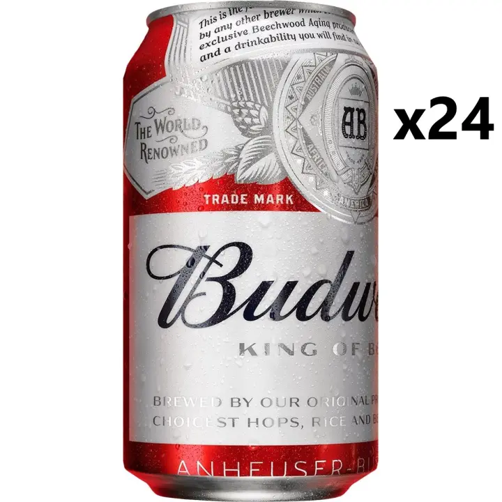 OFERTON--Cerveza Budweiser 33cl Lata (24 Unds) - 1