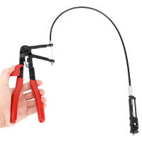 Alicate De Compresor Flexible Para Reparaciones De Coche Herramienta De Retiro De Tornillos De Tubo Largo De Acero Carbono - details 4