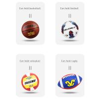 Bolsa De Baloncesto Ajustable Con Correa Y Dos Bolsillos De Malla Lateral Bolsa Deportiva Para Baloncesto Y Fútbol Portador De Bolsa De Hombro - details 8