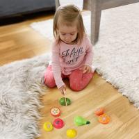 11 PCS Traje Educacional para niños de 1 A 3 años, Vegetarian rebanador, juguetes, comida, y Almacenes Frutas, juguetes, Regalos - details 4