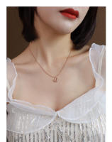 Encanto Collar con colgante de corazón de amor de acero inoxidable para mujer, gargantilla de regalo de joyería con cadena Simple para el cuello, nueva moda 2025 - details 4