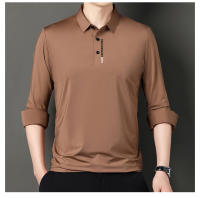Camisa Polo De Lujo Para Hombre Estilo Británico Con Estampado Y Manga Larga Calidad Superior Moda Invernal Sin Rastros - details 21