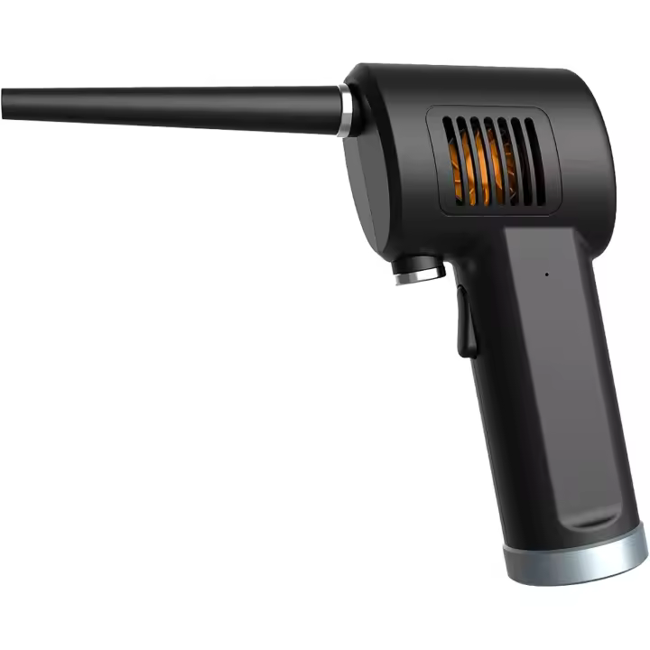 Bomba de aire comprimido, potente plumero eléctrico inalámbrico para la limpieza del ordenador, sin gas. Batería recargable 6000mAh. Potencia de 33000 rpm. Carga rápida 10W - 1