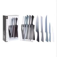 EXCELLENT HOUSEWARE Set de Cuchillos de Cocina de 5 Unidades con Tacoma en Colores Variados - Afilados y Seguros - details 0