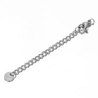 10pcs Extensiones De Cadenas De Acero Inoxidable Con Colgante De Langosta Para DIY Joyería Conectores Para Pulseras Y Collares - details 1
