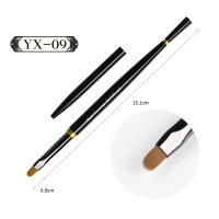 Cepillo De Arte De Uñas Negro Para Manicura Acrílica UV Extensión De Gel Cepillo De Pintura Y Dibujo De Polvo De Uñas - details 8
