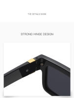 Gafas De Sol Retro Rectangular Vintage Para Mujer Y Hombre Marca Nueva Moda 2025 Protección UV Lentes Cuadrados Para Pesca Y Exteriores - details 4