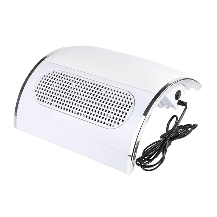 40W profesional manicura Mesa aspiradora, Polvo de uñas de succión colector de uñas herramienta de La máquina de Arte de uñas with 2 ventiadores DE MANICURA - 1