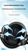Casco De Motocicleta Unisex Verano Sol Portabilidad Para Bicicleta Y Coche Anticaída Cuatro Estaciones Deporte Abierta - details 9