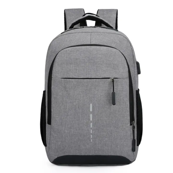 Mochila Grande Para Hombres Y Mujeres Estilo Simple Y Moda Para Viajes Y Estudiantes Capacidad Suficiente Con Múltiples Bolsillos Material Oxford - 1