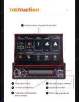NAVIFLY Reproductor MP5 Universal Para Coche Pantalla Táctil Retráctil De 7 Pulgadas Carplay Android Auto Radio Mirror Link - details 6