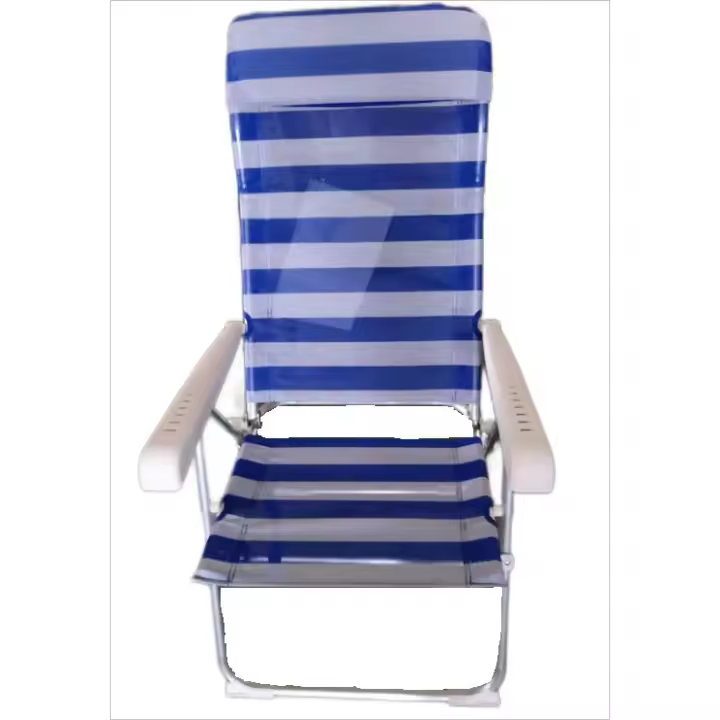 ALLINLIFE Silla plegable camping Tipo Tumbona  de mentira antivuelco y multiposición - 1