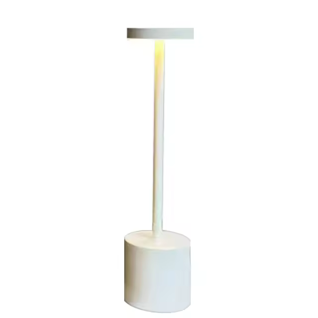 Lámpara De Mesa LED Recargable Táctil Simple Con Luz Nocturna Ambiental De Tres Colores Decoración Exterior Creativa Para Cama - 1
