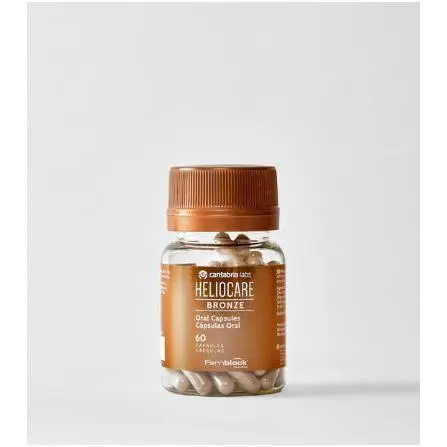 Bronceador Heliocare Bronze de 60 cápsulas - Protección solar y bronceado natural - 1