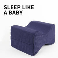 Almohada De Soporte Para Piernas Y Rodillas Ortopédica De Espuma De Memoria Con Rebound Lento Para Mujeres Embarazadas Almohada Para Dormir De Lado En Plis Plas Y Sólido - details 0